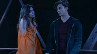 Emma and Gio on the footbridge | Image: ABC